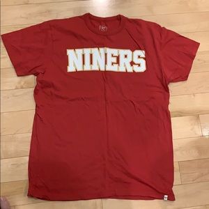 SF 49ers NINER Tee Shirt 47 Forty Seven Brand